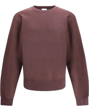 Saint Laurent Cassandre Sweatshirt - Purple