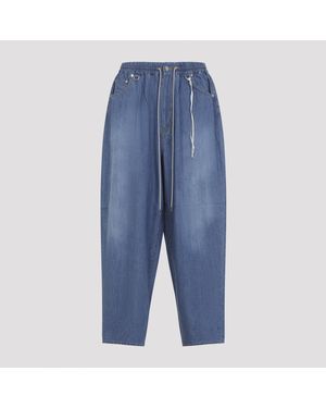 Mastermind Japan Wide Easy Denim Trousers Cotton Jean - Blue