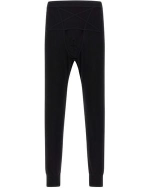 Rick Owens Thermal Bottom Leggings - Black