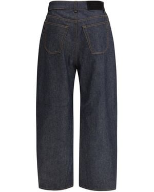 Givenchy Raw Cocoon Pants Cotton Jean - Blue