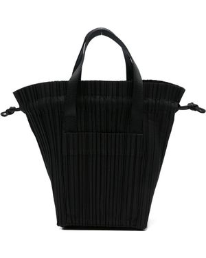 Pleats Please Issey Miyake Pleated Crossbody Bag - Black