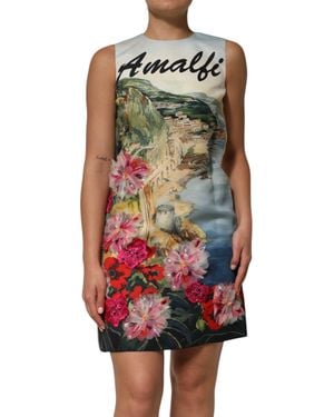 Dolce & Gabbana Multicolour Crystal Embellished Mini Dress