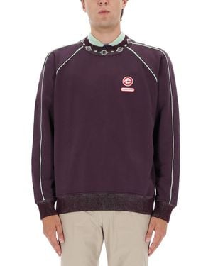 CASABLANCA Sweatshirt With Logo - Purple