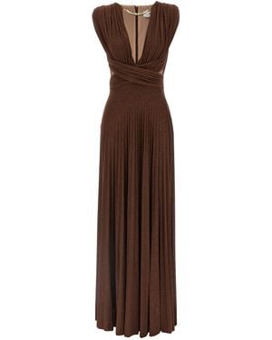 Elisabetta Franchi Carpet Dress - Brown