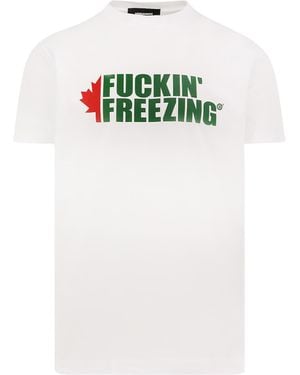 DSquared² Cool Fit Cotton T-Shirt - White