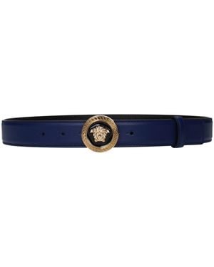 Versace Belt Leather/Electric - Blue
