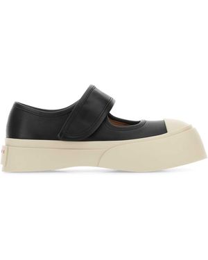 Marni Chunky Platform Maryjane Sneakers For - Black