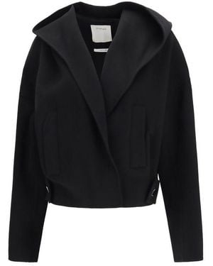 Max Mara Wool Oves Aries Full-Length Jacket Clothing - Black