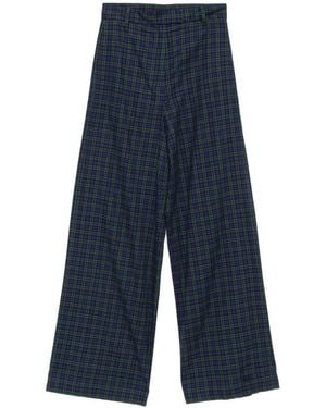Dries Van Noten Wide Trousers - Blue