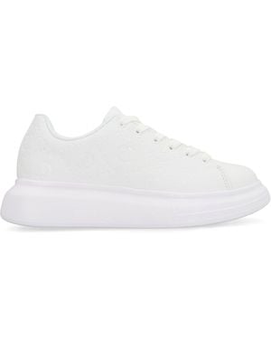 Just Cavalli Leather Low-Top Sneakers Sneakers - White