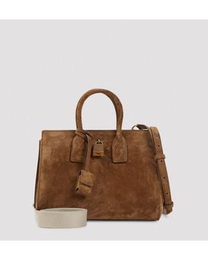 Saint Laurent Sac De Jour Handbag - Brown