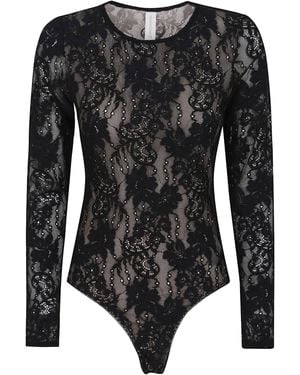 Zimmermann Lace Bodysuit - Black