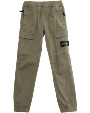 Stone Island Cargo Trousers - Green