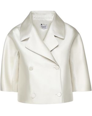 scarlet Jackets Satin - White