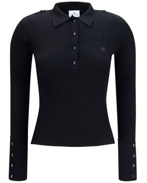 Courreges Viscose Dress Shirt - Blue