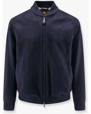 Loro Piana Bomber Jacket Ivy Cashmere - Blue