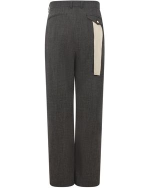 THESTROY Inno Wide-Leg Trousers - Grey