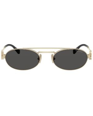 Miu Miu 0Mu 54Zs Sunglasses - Metallic