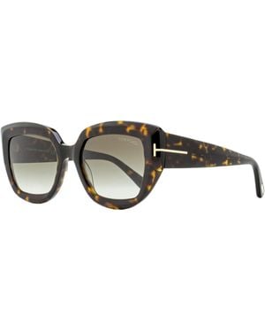 Tom Ford Saltzman Sunglasses Tf1192 52B 53Mm Ft1192 Plastic (Acetate) - Black