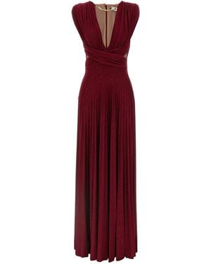 Elisabetta Franchi Carpet Dress - Red