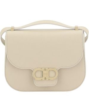 Ferragamo Shoulder Bag - Natural