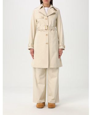 Add Single Breasted Trench - Natural