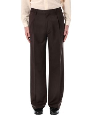 Lardini Sartorial Pleated Trousers - Black
