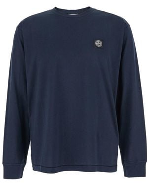 Stone Island Ls T-Shirt - Blue