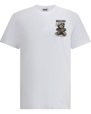 Moschino T-Shirt Whit Bear - White