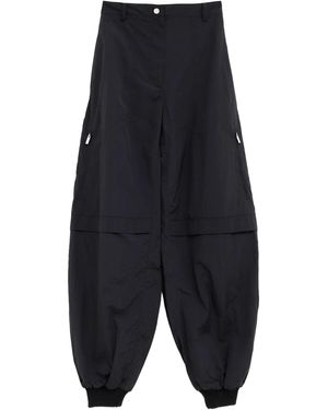 Jacquemus Voluminous Oval Trousers With Elasticated Cuffs - Blue