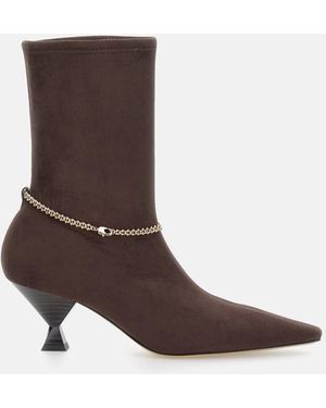 MARIA LUCA Nausica Stretch Boot - Brown