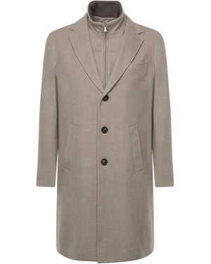 Eleventy Wool Coat - Grey