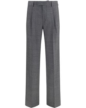 Lardini Tailored Cotton Blend Pants Polyester - Gray