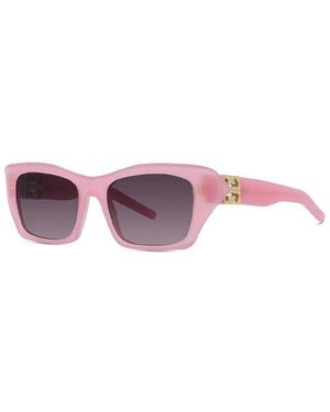 Givenchy Sunglasses Cat Eye Full Rim, Shiny Frame And Gradient Mirror Lens Gv40103I72Z - Purple