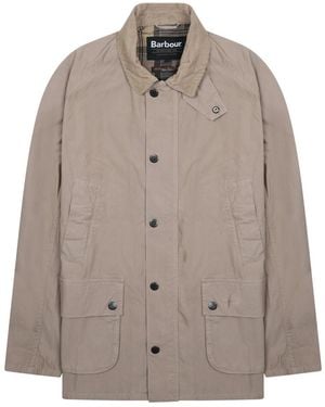 Barbour Jacket Ashby Casual Cotton - Brown