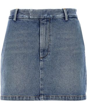 ARMARIUM Lula Mini Skirt Cotton - Blue