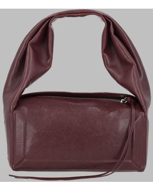 Maison Margiela Handbag Box East West Small Leather Handbags - Purple