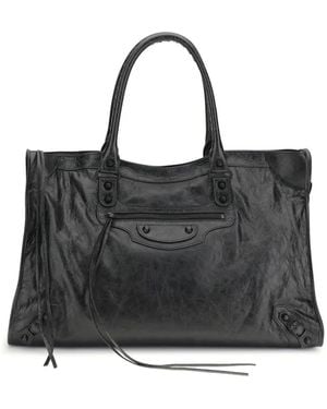 Balenciaga City Large Handbag - Black