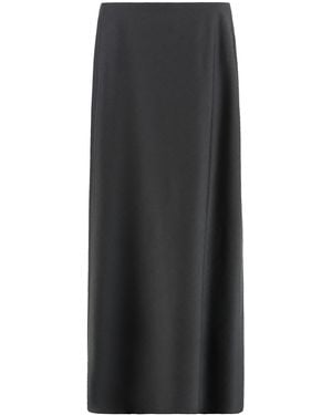 Alberta Ferretti Midi Skirt - Black
