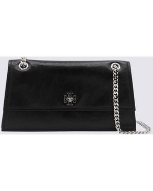 Tory Burch Leather Shoulder Bag - Black