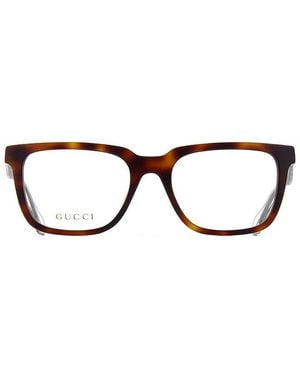Gucci Frame And Lens Eyeglasses - Brown