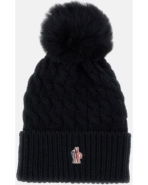 Moncler Wool Hat - Black