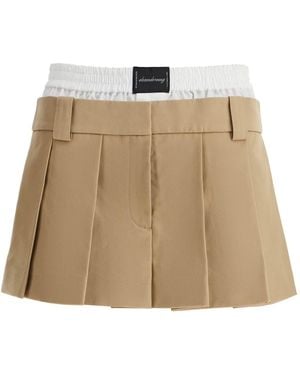 Alexander Wang Skort With Boxer Insert - Natural