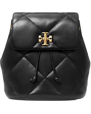Tory Burch Backpack Kira Quilted Leather - Black