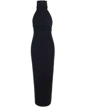 Le Plain Dress High-Neck Sleeveless - Black