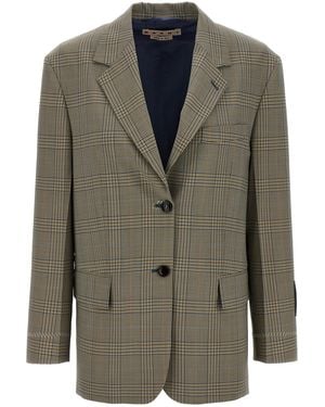 Marni Prince Of Wales Blazer - Green