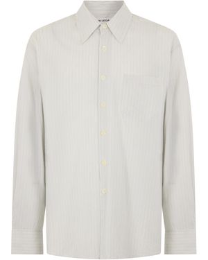 Our Legacy Shirt Striped Cotton - White