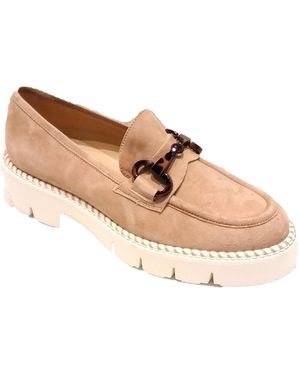 Luca Grossi Accessorio Nero 8058 Fod Carne Suede Shoe - White