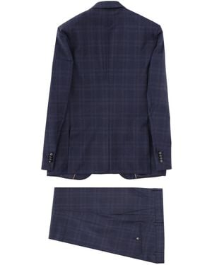 BOSS Two-Piece Dress Jeckson Virgin Wool Suits - Blue