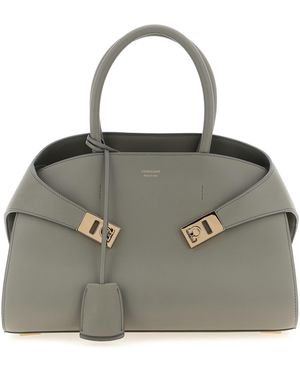 Ferragamo 'Hug (M) Handbag - Metallic